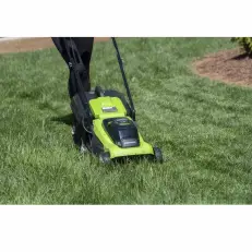 Greenworks G24X2LM41, 24V  - аккумуляторная газонокосилка