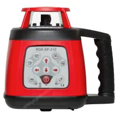 RGK SP-310 - ротационный нивелир (ротационный / красный луч / 600м с приемником / ±0,15 мм / АКБ)