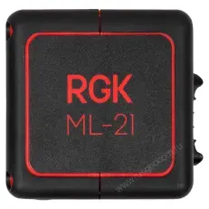 RGK ML-21 с калибровкой - лазерный нивелир (100° / красный луч / 20м)