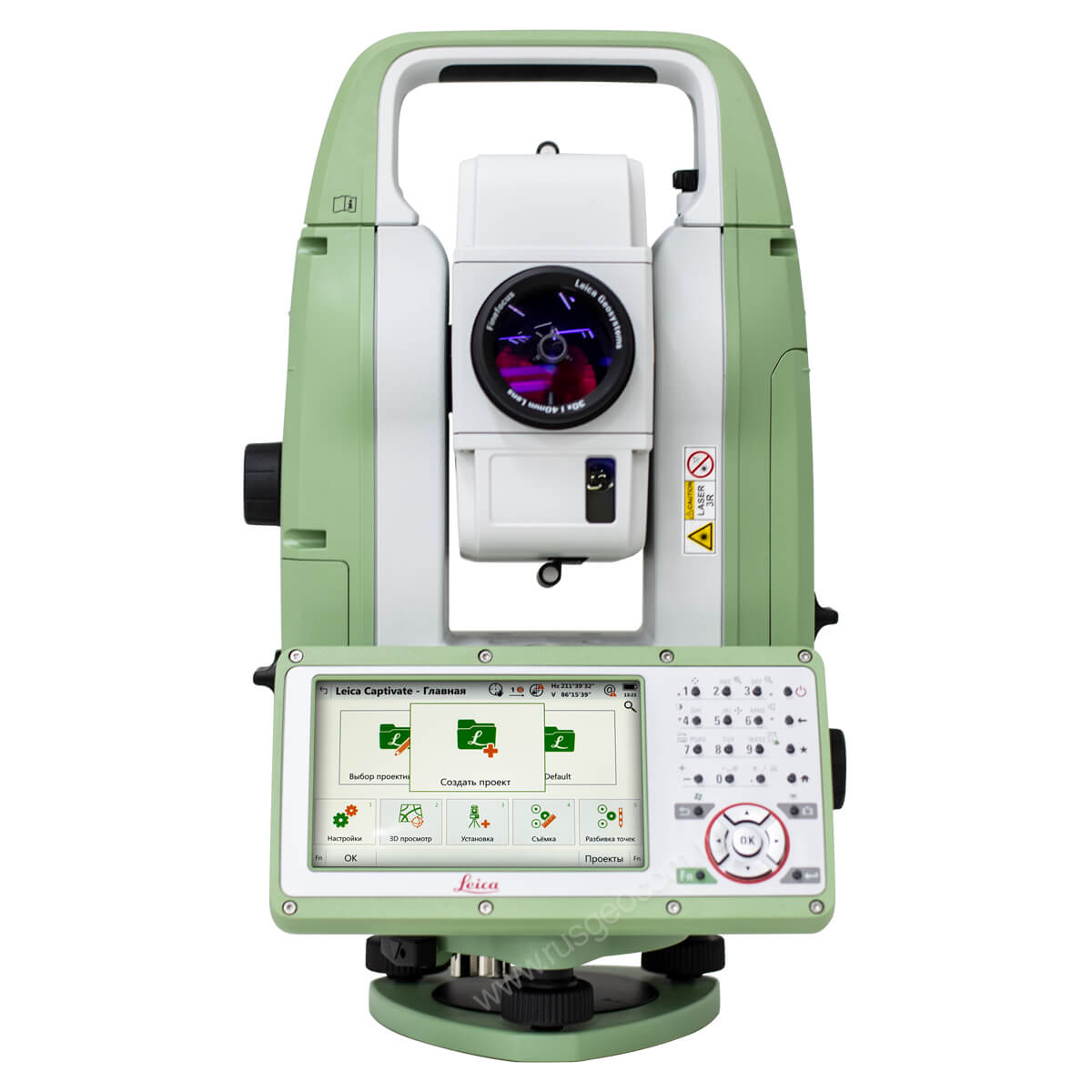 Тахеометр Leica TS10 R1000 (1")