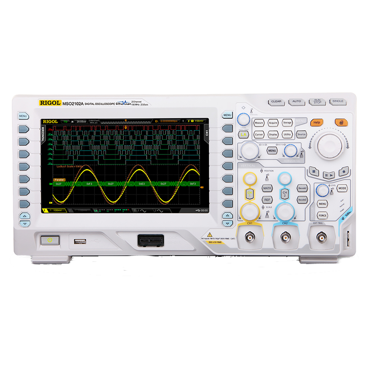 RIGOL MSO2102A-S - цифровой осциллограф смешанных сигналов