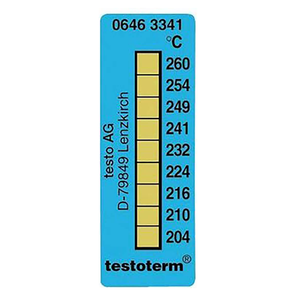 Самоклеющиеся термополоски Testo (0646 3341)