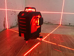 RGK PR-3M + штатив - лазерный нивелир 3d с красным лучом