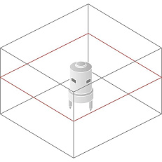 Bosch GRL 400 H Professional с калибровкой - ротационный нивелир с красным лучом