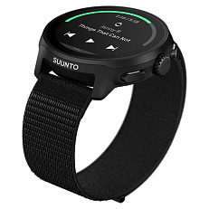 SUUNTO RUN All Black - смарт часы с текстильным ремешком