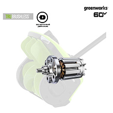 Greenworks GD60SS2 с АКБ 2 А.ч., без ЗУ