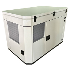 A-iPower A17000TEAX в тихом зимнем кожухе 1600 RAL 7035 + блок автозапуска A-iPower 230В/400В 100А 8 ПИН
