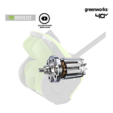 Greenworks GD40SS2, 40V с АКБ 2 А.ч., без ЗУ