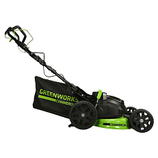 Greenworks TwinForce GC82LM61SK2 бесщеточная, 82V с АКБ 2.5 Ач + ЗУ