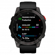 беговые часы Garmin Epix (Gen 2) Sapphire Titan Black DLC