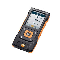 Комплект Testo 440dP для вентиляции с Bluetooth крыльчаткой 100мм, зондом-крыльчаткой 16 мм, зондом влажности и температуры, телескоп. рукояткой и кейсом