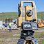 Тахеометр Topcon DS-103 на строительной площадке