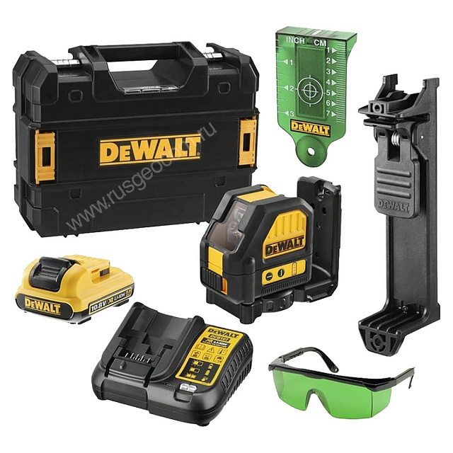 DEWALT DCE088D1G с калибровкой - лазерный нивелир