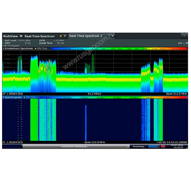 Анализ в реальном масштабе времени в полосе 512 МГц Rohde Schwarz FSW-B512R