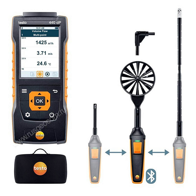 Testo 440dP. Комплект для вентиляции №2