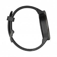 спорт-часы Garmin Vivoactive 3 с функцией GARMIN PAY, черные с черным ремешком