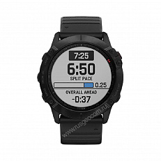 спортивные Часы Garmin Fenix 6X Pro Black черные с черным ремешком