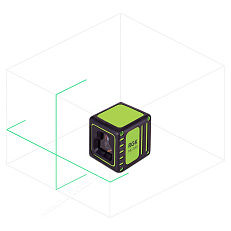 RGK ML-31G с калибровкой + штатив, кронштейн - лазерный нивелир с зеленым лучом