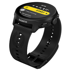 SUUNTO RUN All Black - смарт часы с силиконовым ремешком