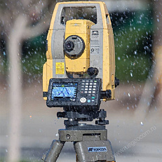 Тахеометр Topcon DS-103 в суровых условиях