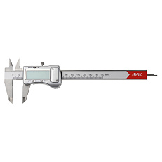 RGK SCD-150 с поверкой - штангенциркуль электронный дробный дюймовый